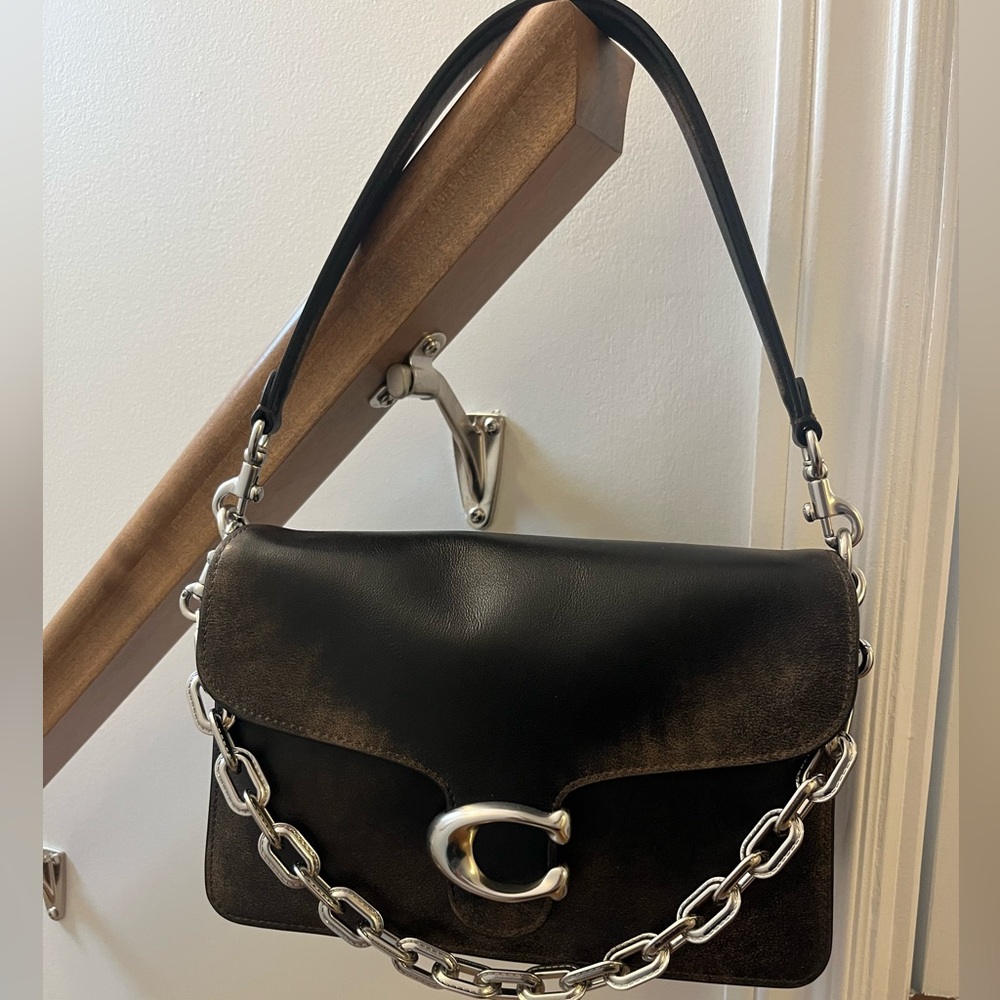 COACH Chain Tabby Shoulder Bag
In Loved Leather